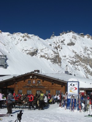 Zugspitze z lodowca